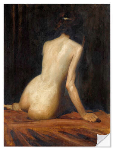 Muursticker Nude study