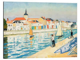 Magnettafel Fischer an der Ligne