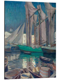 Magnettafel Boote im Hafen von Helsinki