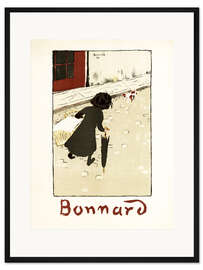 Gerahmter Kunstdruck Die kleine Wäscherin, 1886