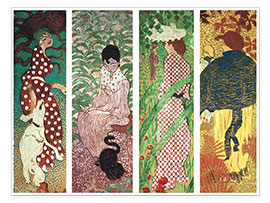 Wall print  Women in the garden - Pierre Bonnard