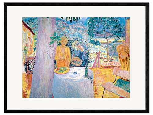 Ingelijste kunstdruk The Terrace at Vernonnet