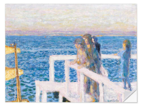 Muursticker The dock in Cannes