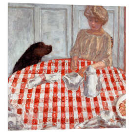 Hartschaumbild Das Abendessen des Hundes, 1910