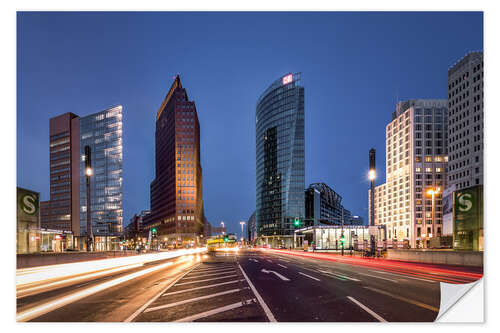 Wall sticker Potsdamer Platz Berlin in the evening