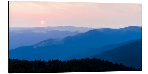 Cuadro de aluminio Sunrise at Schauinsland in the Black Forest