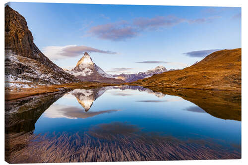 Leinwandbild Matterhorn im Wallis