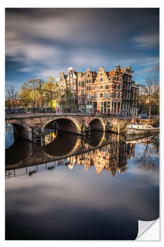 Vinilo para la pared Amsterdam during morning light