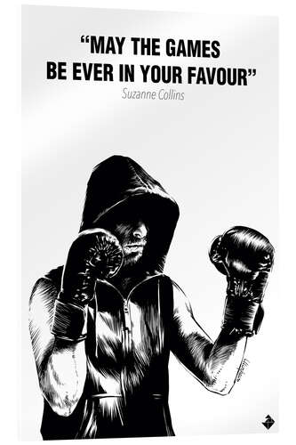 Akrylglastavla Motivational Quotes Kickboxing