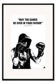 Gerahmter Kunstdruck Motivierende Zitate Kickboxen