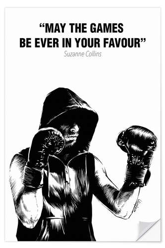 Naklejka na ścianę Motivational Quotes Kickboxing