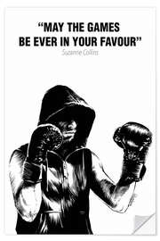 Selvklebende plakat Motivational Quotes Kickboxing