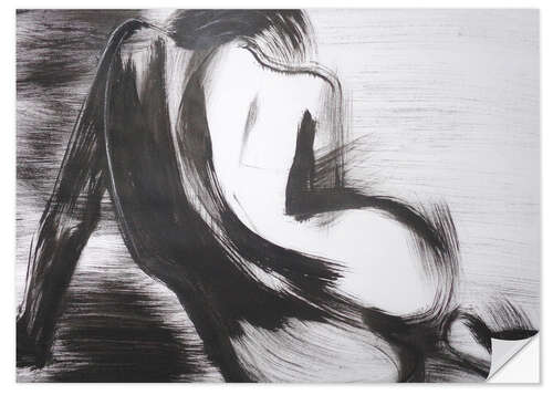 Naklejka na ścianę Curves VII - Female Nude