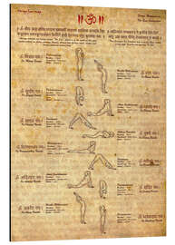 Magnettafel Sonnengruß – Yoga