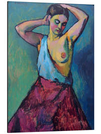 Magnettafel Mädchen mit rotem Rock