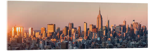 Stampa su vetro acrilico Manhattan skyline in New York City, USA