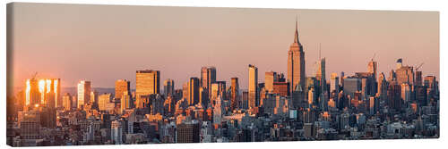 Canvas-taulu Manhattan skyline in New York City, USA