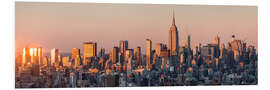 Stampa su PVC Manhattan skyline in New York City, USA