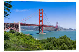 Alubild Golden Gate Bridge in San Francisco, Kalifornien, USA