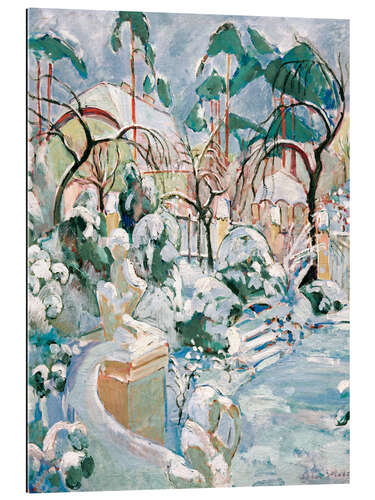 Gallery print Garden in the snow