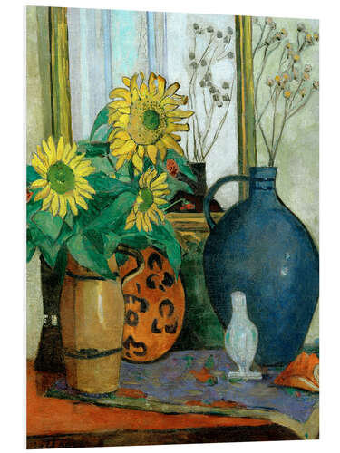 PVC-tavla Still Life with Sunflowers