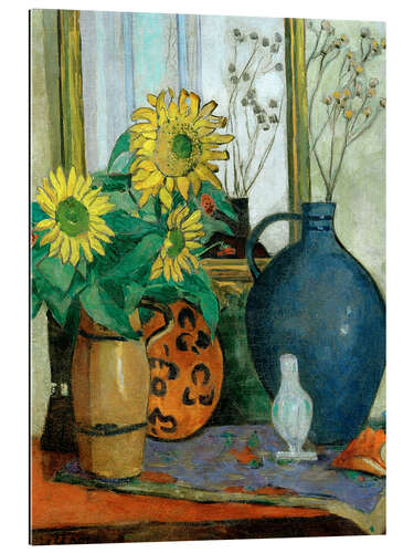 Quadro em plexi-alumínio Still Life with Sunflowers