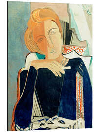 Magnettafel Inge II, in Dunkelblau mit Zigarette