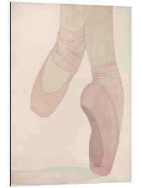 Magnettafel Ballerina auf Zehenspitzen