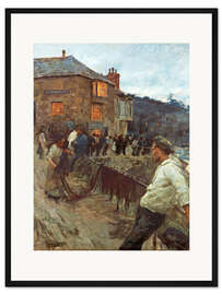 Gerahmter Kunstdruck Der Kai in Newlyn