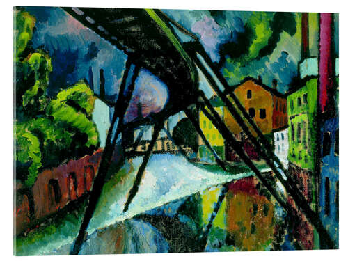 Acrylglasbild Schwebebahn