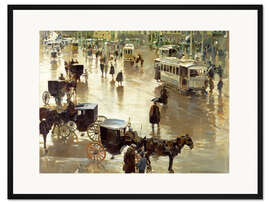 Gerahmter Kunstdruck Puerta del Sol, Madrid