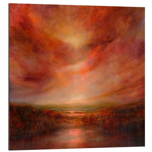 Cuadro de aluminio evening glow