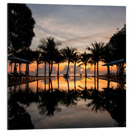 Galleritryck Luxury infinity pool on the Gulf of Thailand