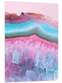 Foam board print Psychedelic agate