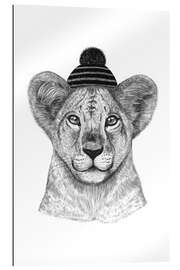 Gallery print Lion child with cap