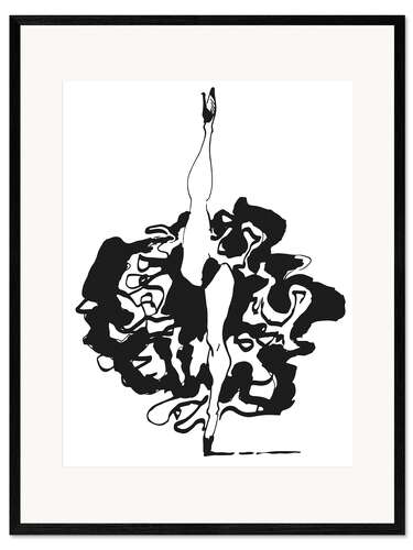Framed art print French Cancan
