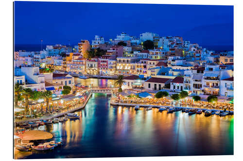 Gallery print Agios Nikolaos on the island of Crete