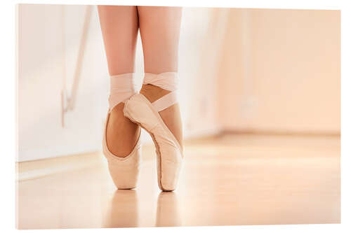 Acrylic print Dancing Ballet Shoes