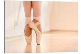 Quadro em plexi-alumínio Dancing Ballet Shoes