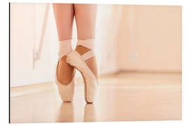 Magnettafel Tanzende Ballettschuhe