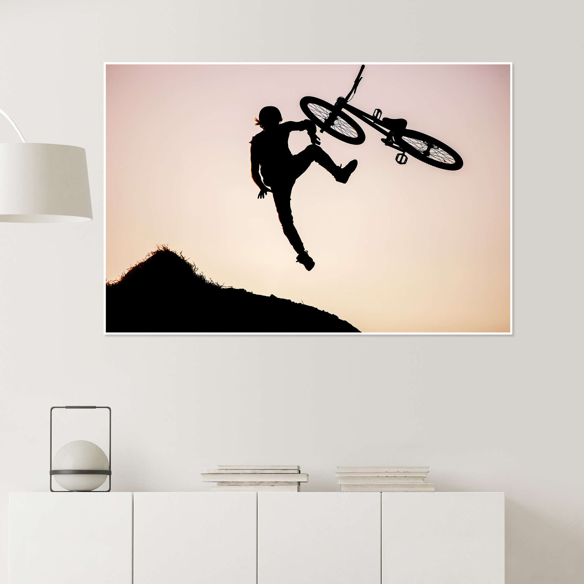 Bike wall poster hot sale