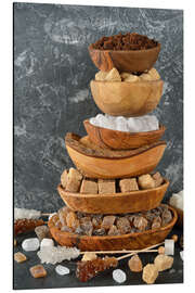 Magnettafel Arten von Zucker