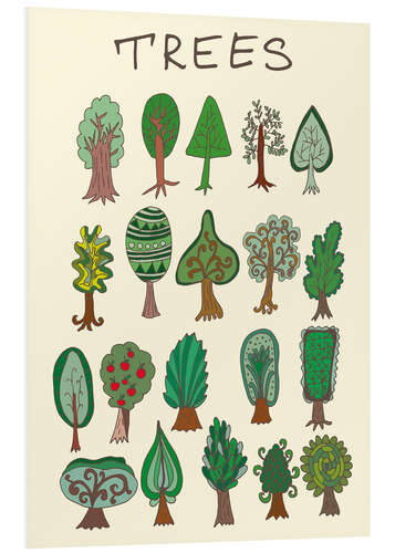 Quadro em PVC Our tree species