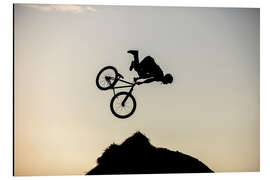 Magnettafel Extremer Radfahrer