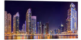 Gallery print Dubai marina bay