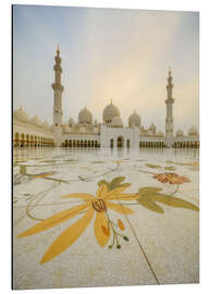 Magnettafel Innenhof der Sheikh Zayed Grand Moschee