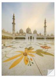 Wall sticker Courtyard of Sheikh Zayed Grand Mosque