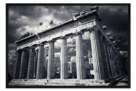 Gerahmter Kunstdruck Parthenon - Akropolis in Athen