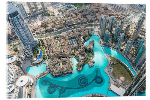 Akrylbilde Aerial view of Dubai