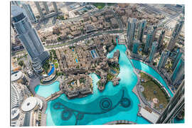 Gallery Print Luftaufnahme von Dubai